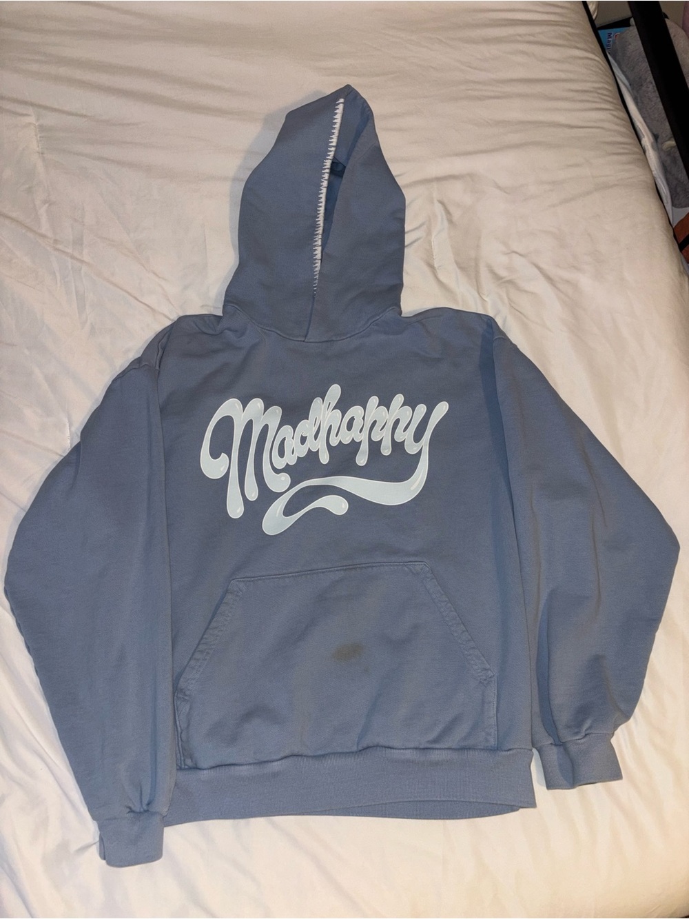 Madhappy Dusty Blue Logo Hoodie